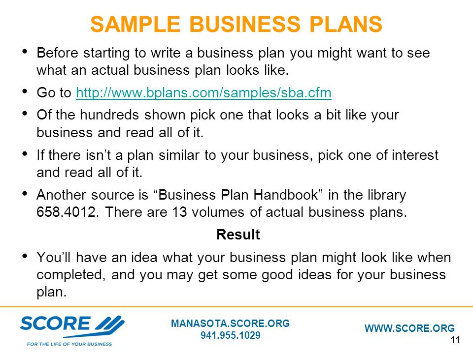 write any business plan you know